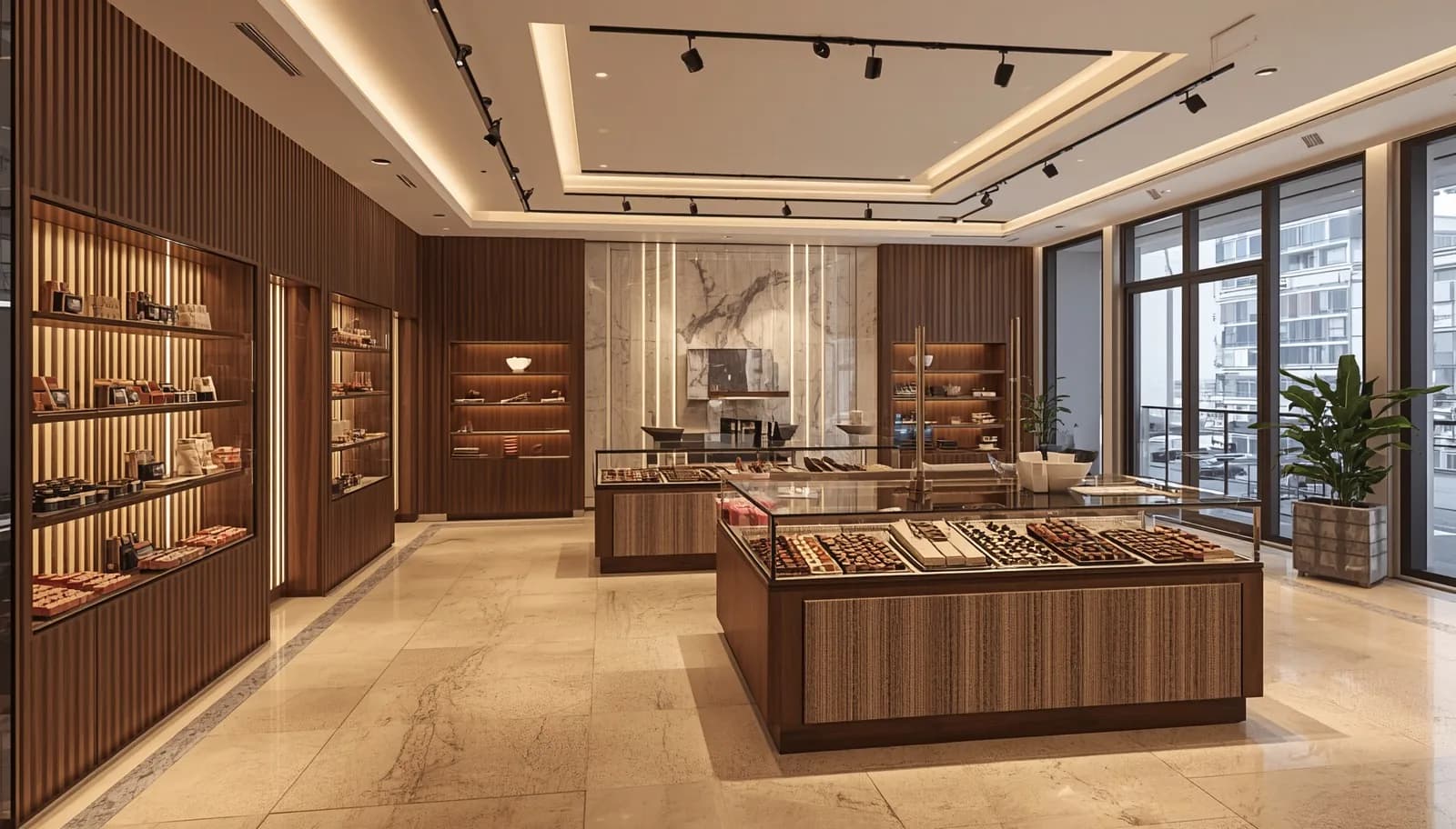 Flexible showroom interior at RIFTARA Granata